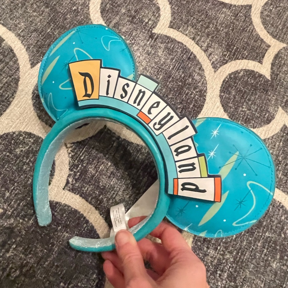 New Retro Disneyland Marquee Ear Headband  //  Disney World Disneyland